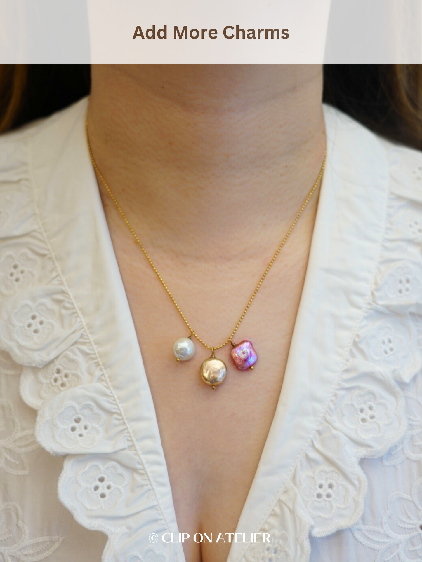 Natural Baroque Pearl Adjustable Necklace