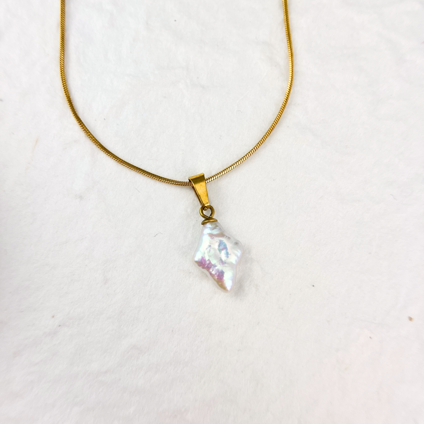 North Star Baroque Pearl Pendant Necklace